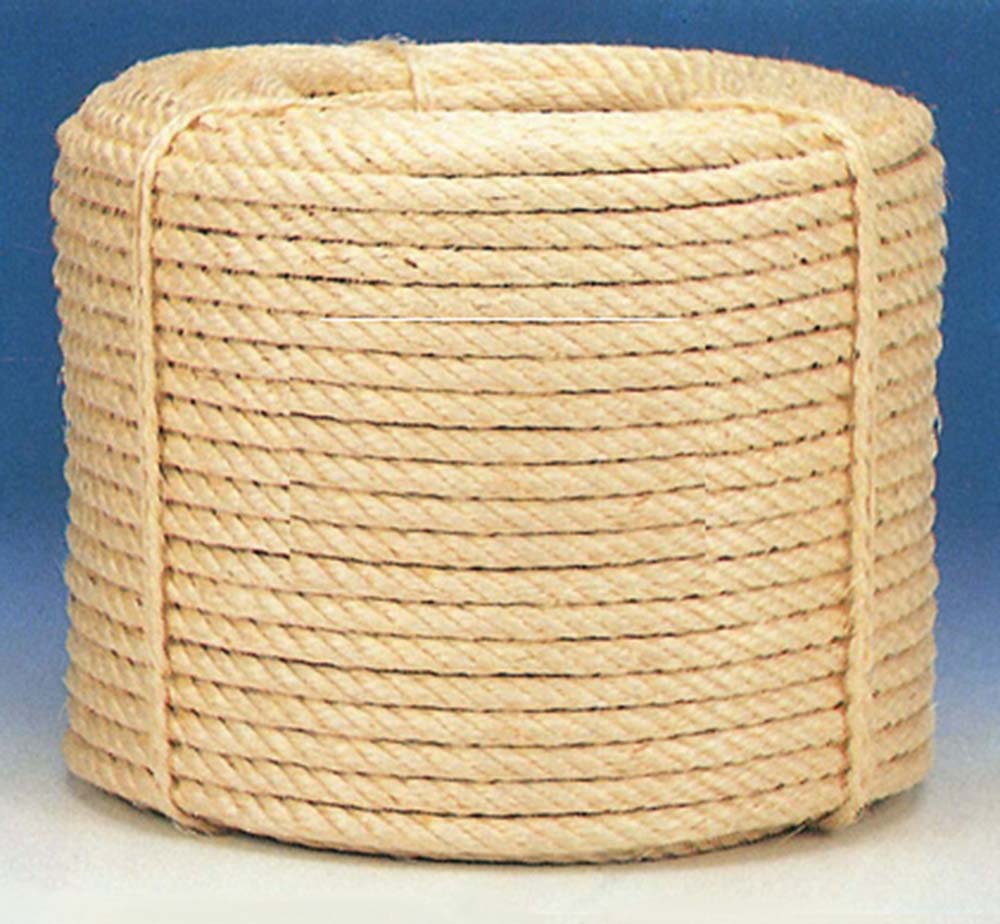Cuerda de sisal – Cuerda de fibra natural fina de 2 capas de 150